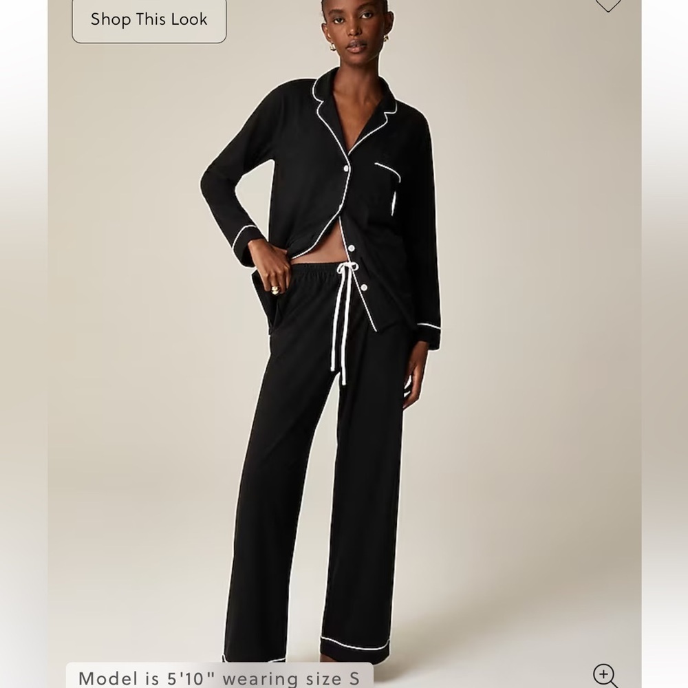 j crew Dreamy cotton-blend pajama pant set